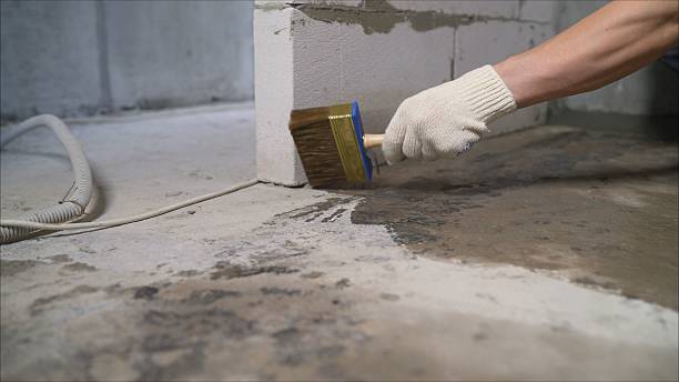 Crawl space vapor barrier installation in Chase, MI